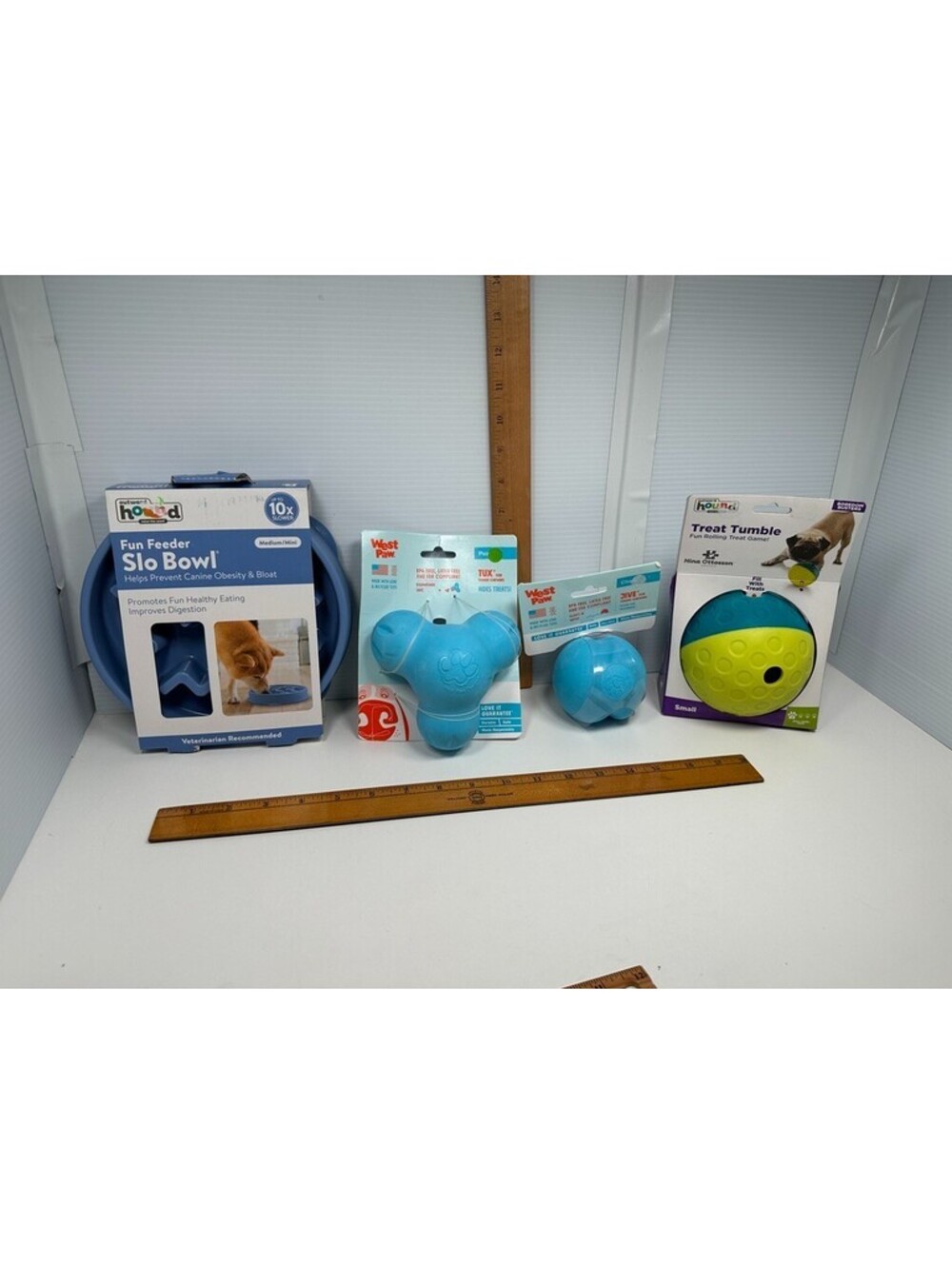 West Paw Jive Tux Dog Toy Treat Tumble Slo Bowl Nina Ottosson Outward Hound NEW